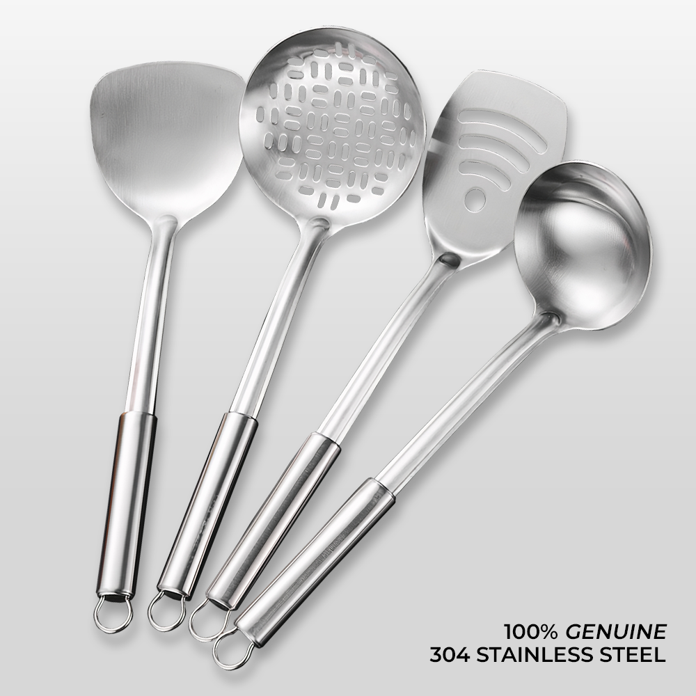 STAINLESS STEEL ESSENTIAL UTENSILS SET
