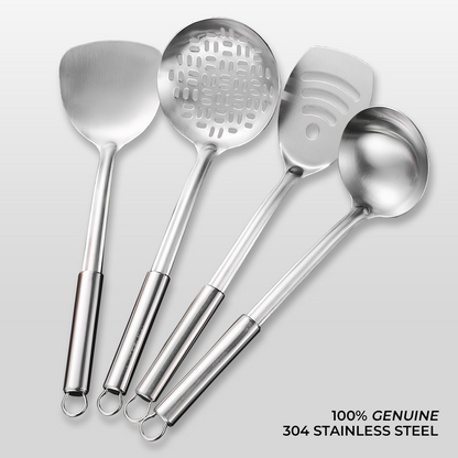 STAINLESS STEEL ESSENTIAL UTENSILS SET
