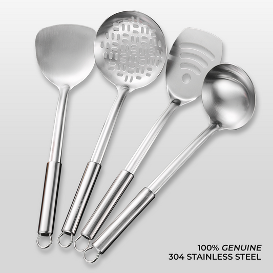 STAINLESS STEEL ESSENTIAL UTENSILS SET