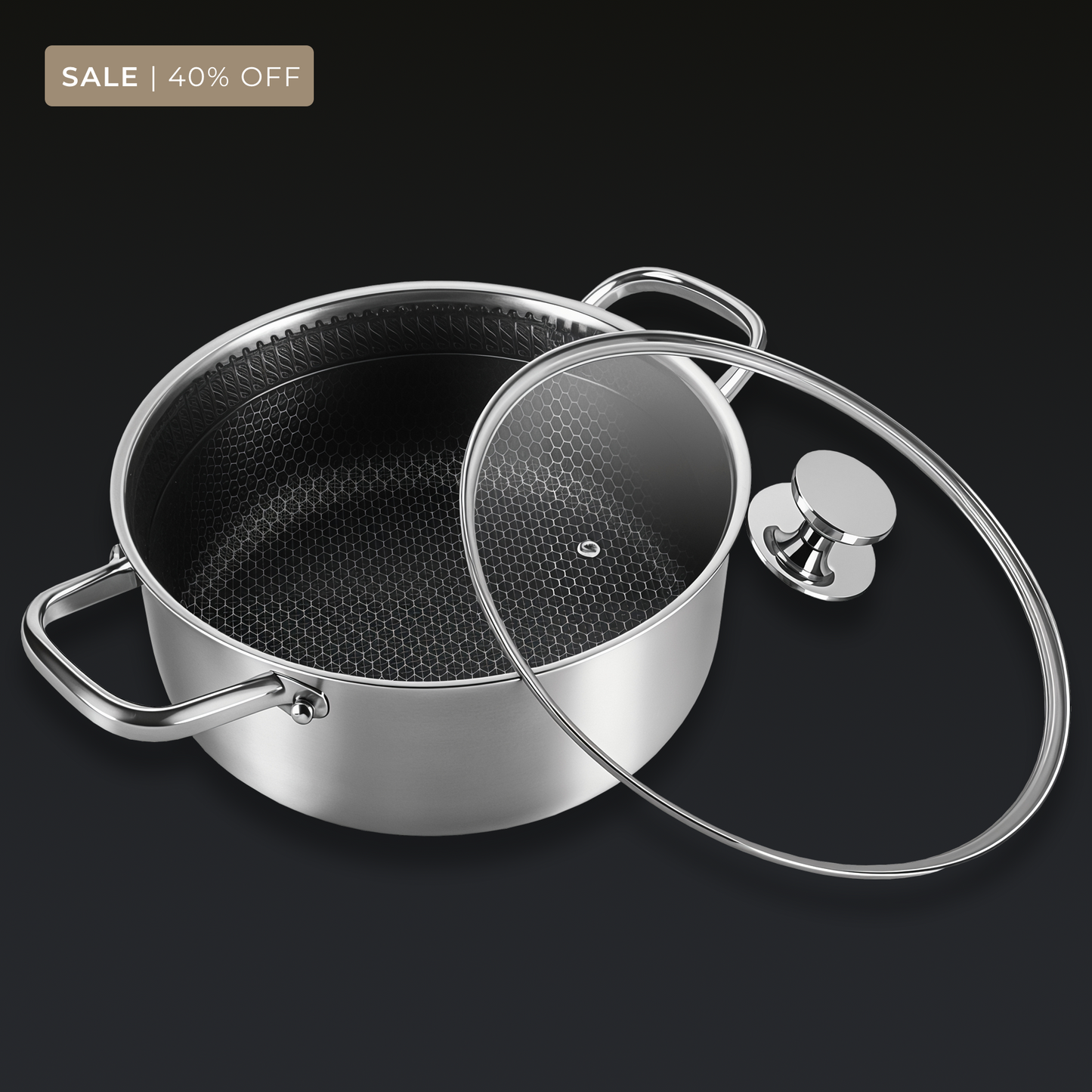 PureClad™ - Family Hybrid Pot | With Lid