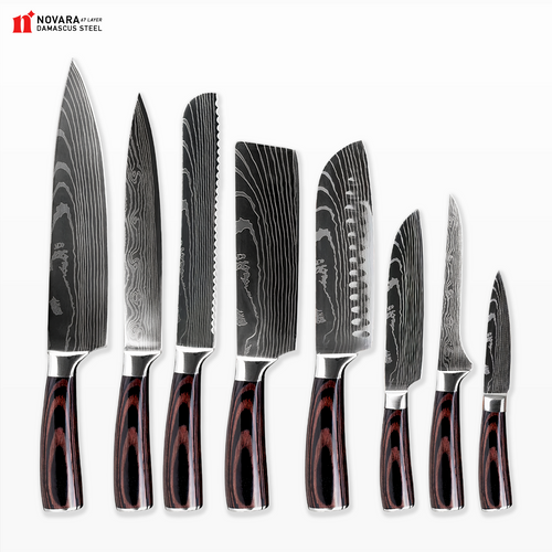 Bonsai (盆栽の木) - Damascus Steel Knives