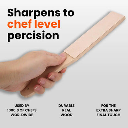 LEATHER STROPPING BLOCK + POLISHING BLOCK