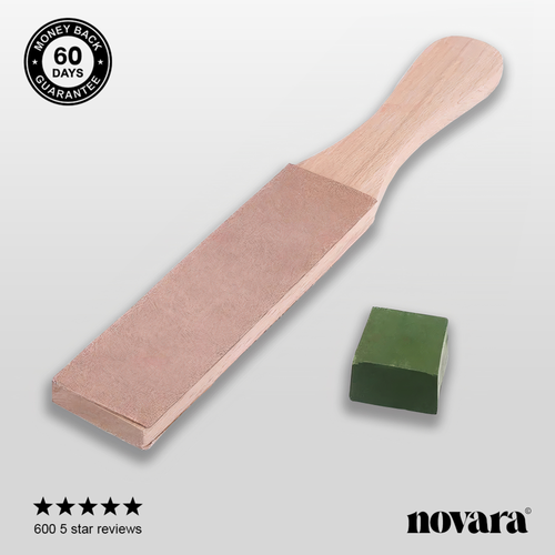 LEATHER STROPPING BLOCK + POLISHING BLOCK